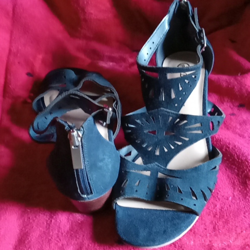 Black Suede Sandals